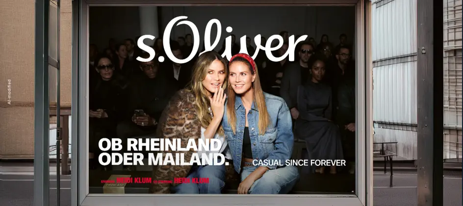 s.Oliver startet internationale Kampagne mit Heidi Klum